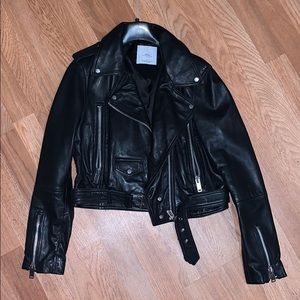 Mango Leather jacket
